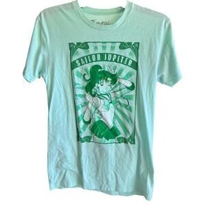 SAILOR MOON JUPITER MOON mint green tee NWOT Sz S